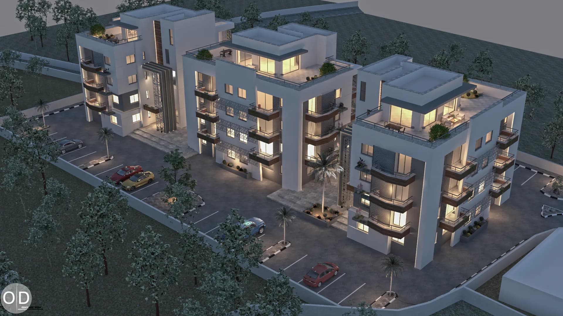 Residential building 02 — exterior visualization