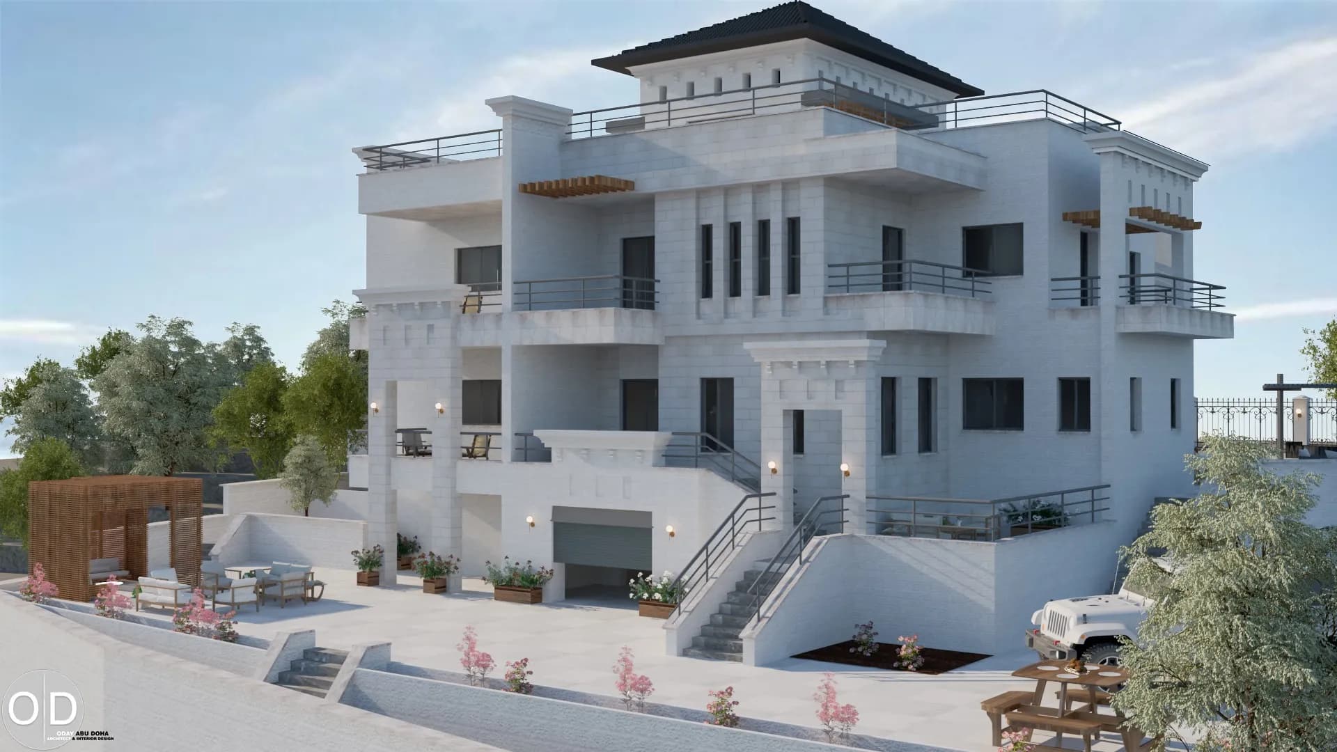 Villa 01 — exterior visualization