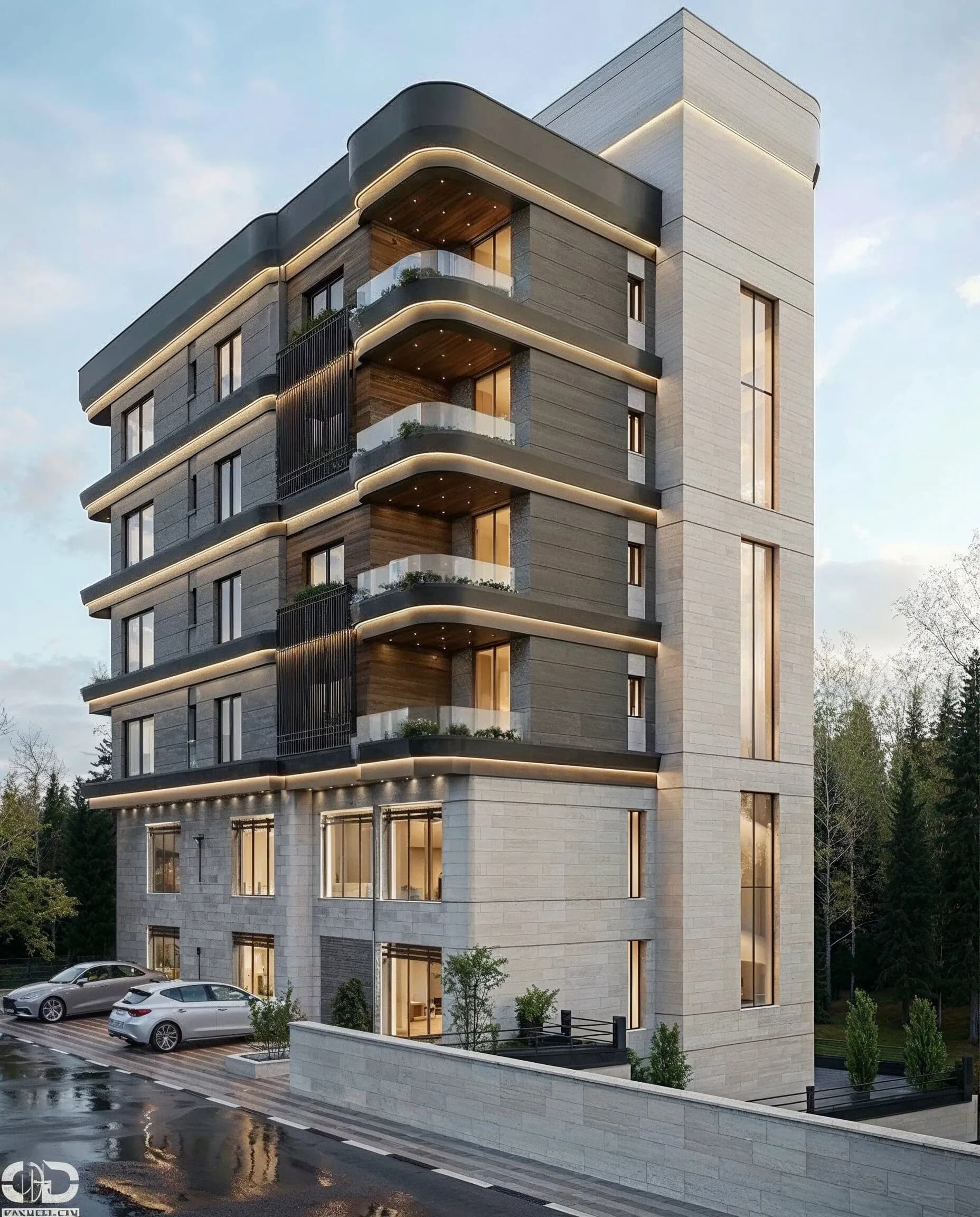 Residential building 03 — exterior visualization