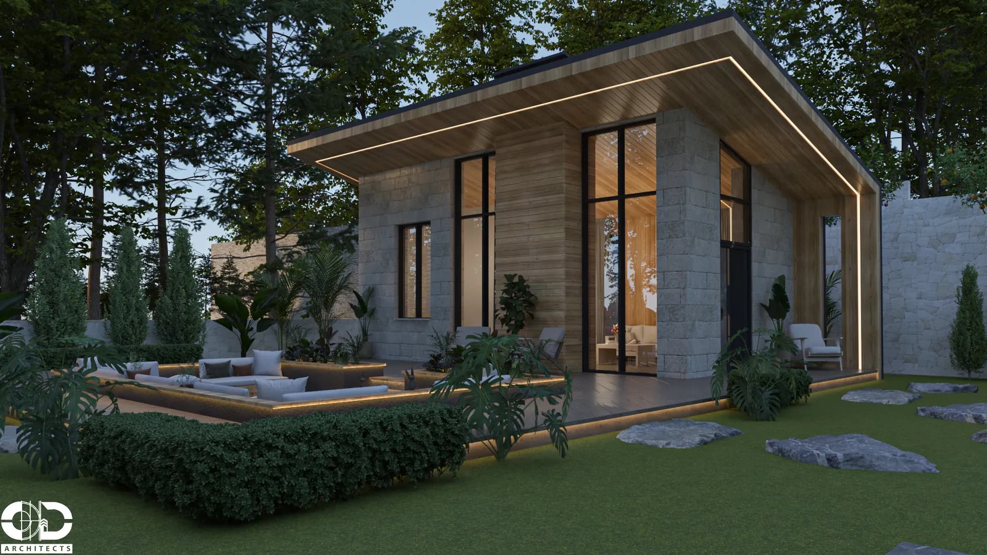 Cottage 02 — exterior visualization