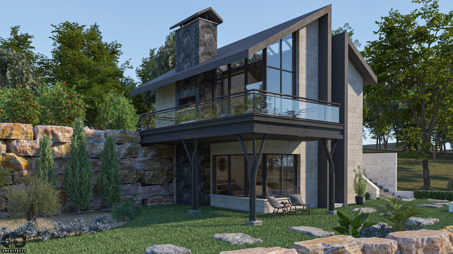 Cottage 04 — exterior visualization