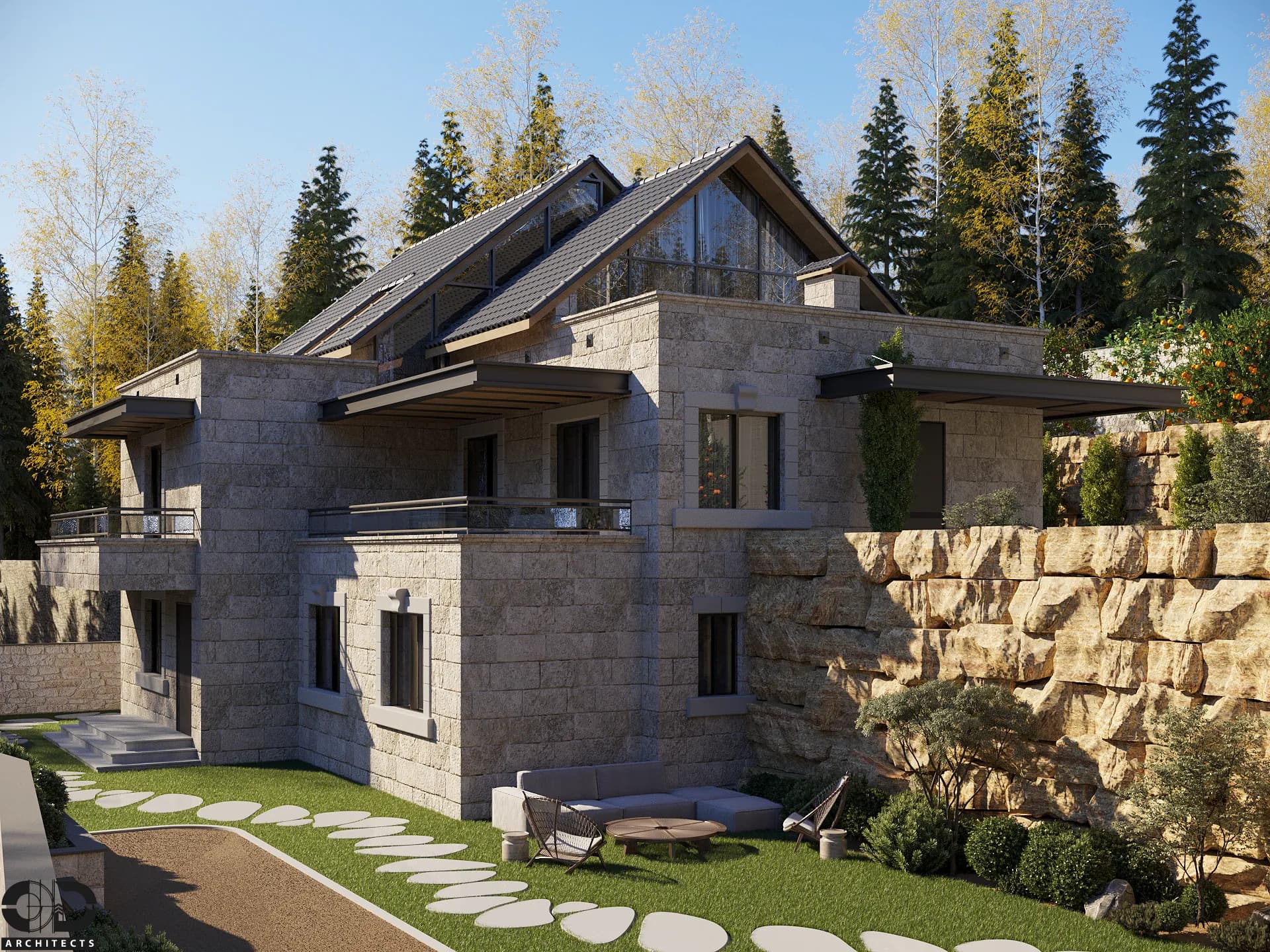 Cottage 03 — exterior visualization