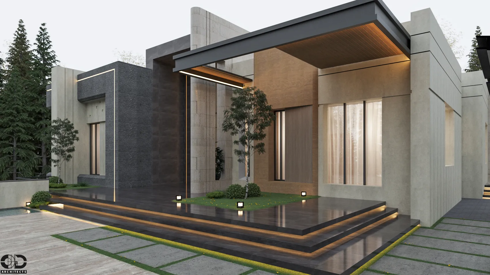 B.H 1 Villa — exterior visualization