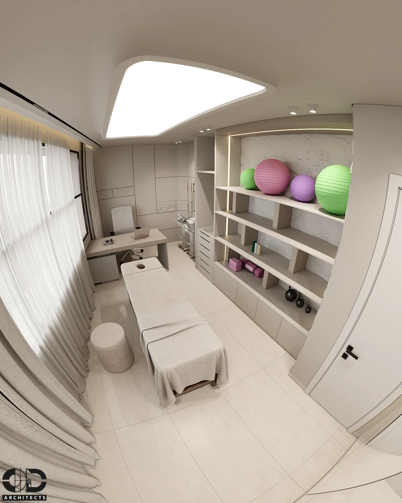 Dr abded elkader Clinic — interior visualization