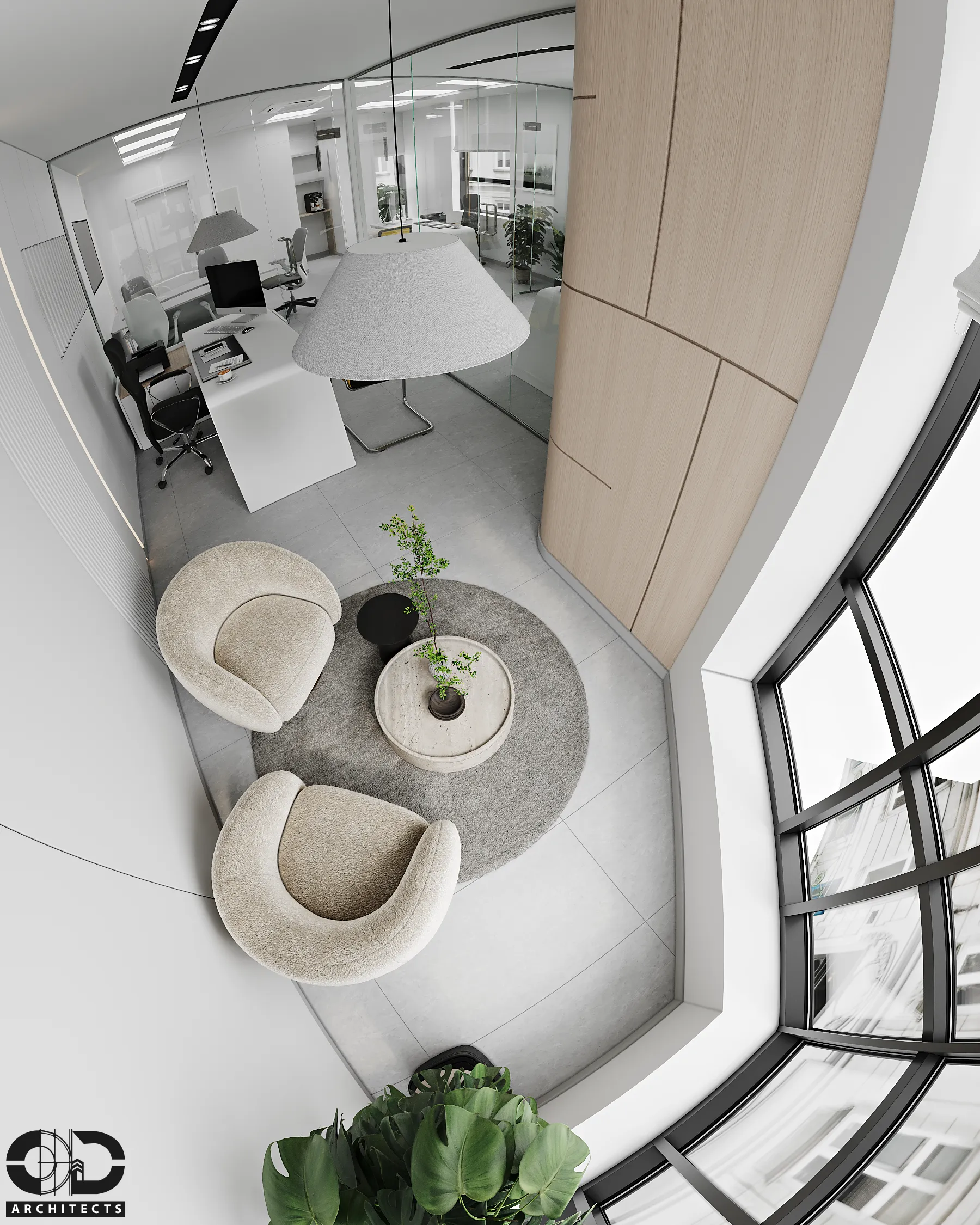 Give Palestine Association Offices — interior visualization