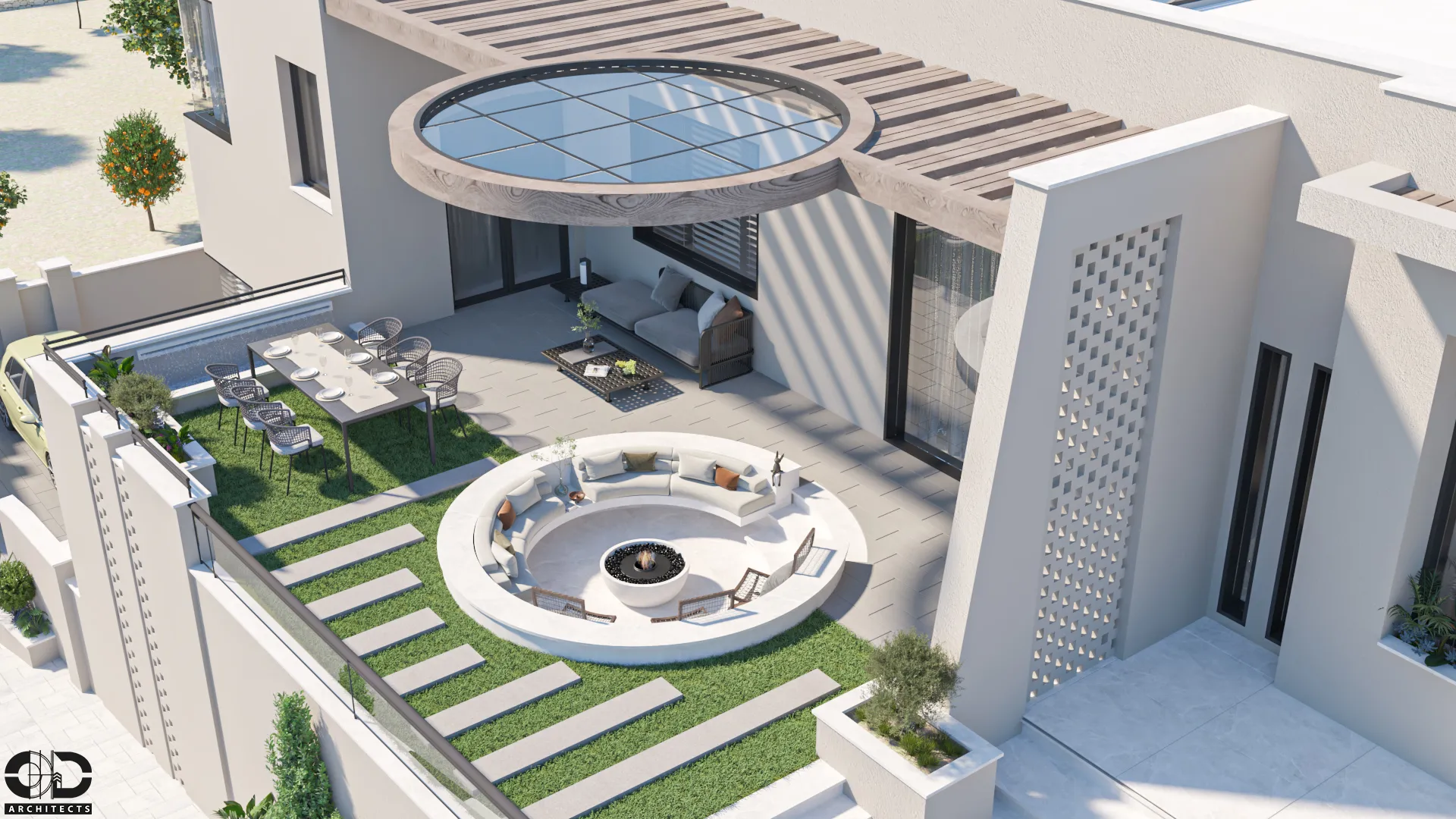 VILLA MODERNE — exterior visualization